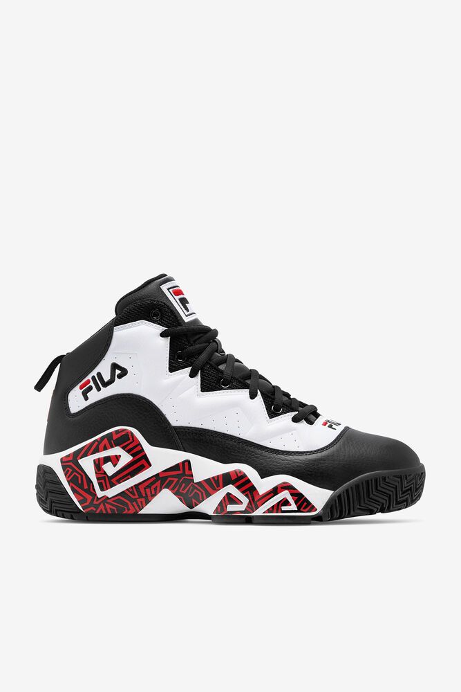 Fila Trainers Mens Black/White Mb - Ireland 27658-EIRP